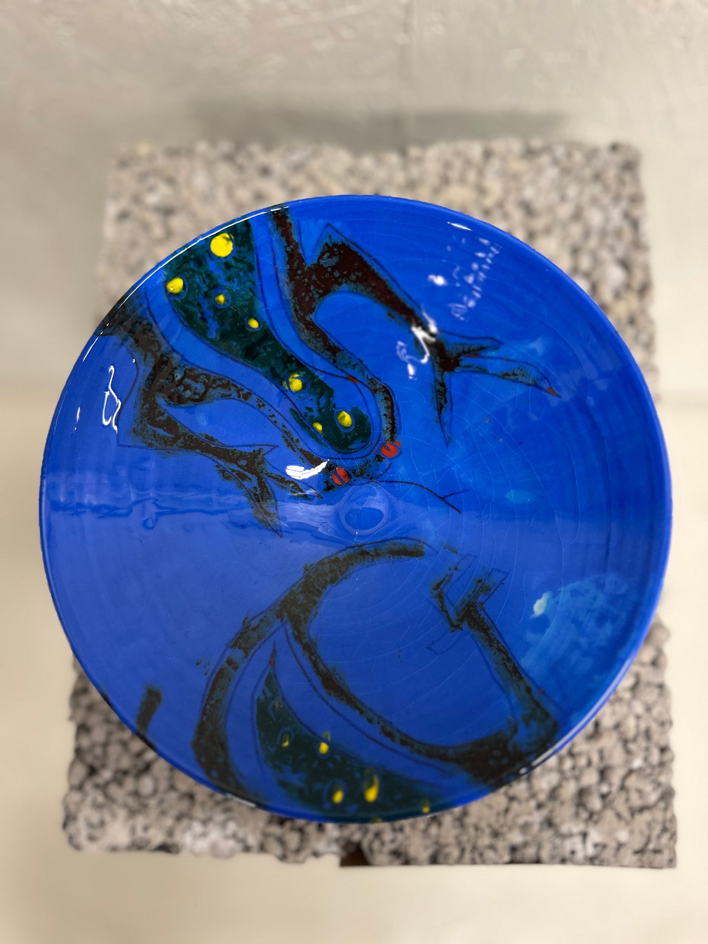 Reprilskål blå | Svea keramikk